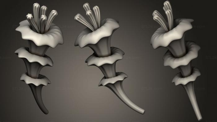 Geometric shapes (Flowers 2, SHPGM_0429) 3D models for cnc